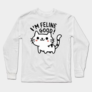 Cat Lover - Feline Good Long Sleeve T-Shirt